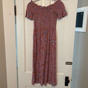 UO Smocked Midi Dress